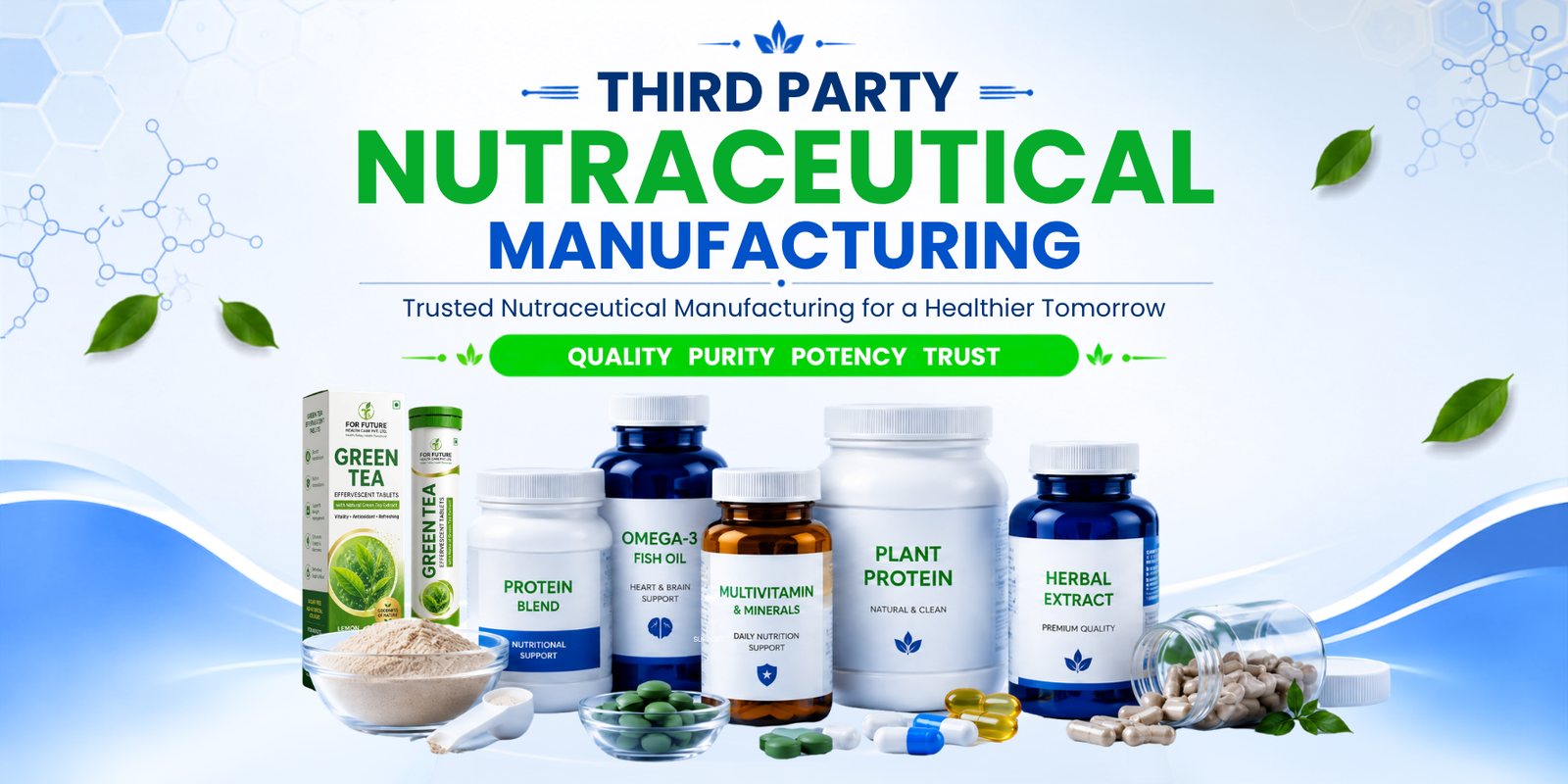 Healthcare manufacturing banner