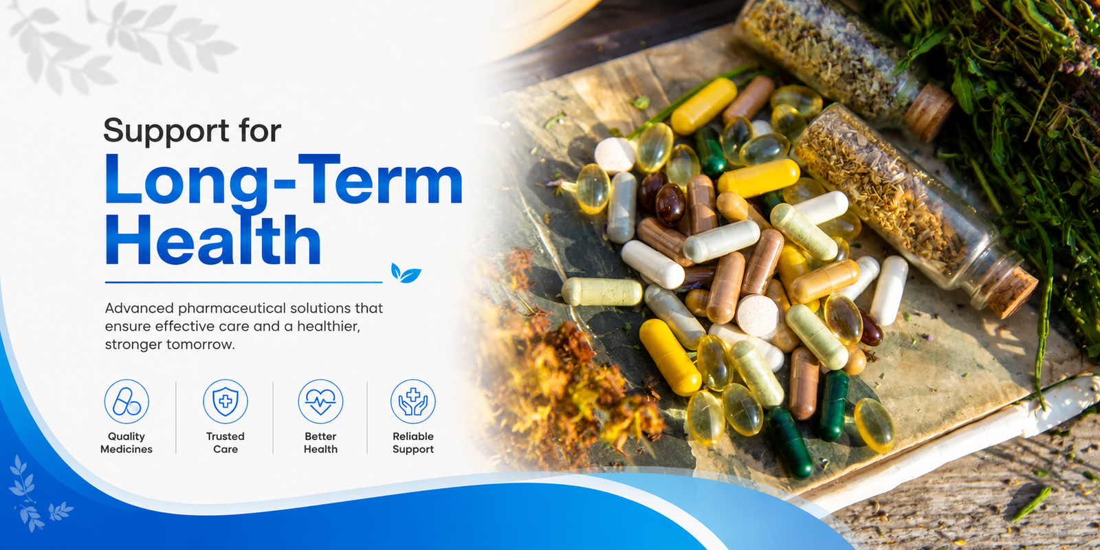 Pharmaceutical manufacturing banner